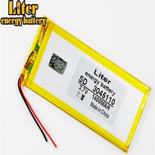 3.7V,1400mAH 3045110 polymer lithium ion / Li-ion battery for model aircraft,GPS,mp3,mp4,cell phone,speaker,b