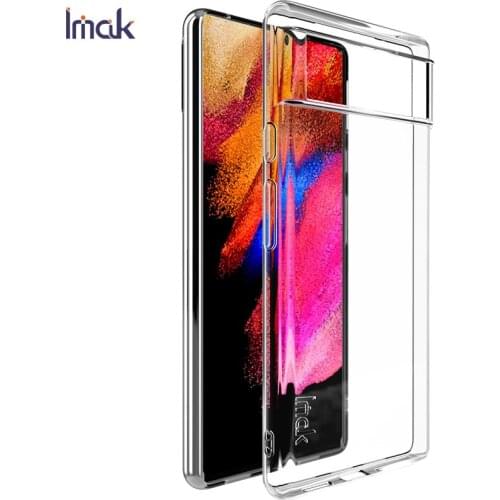 For Google Pixel 6 Case IMAK Ultra Thin Soft TPU Clear Back Cover Phone Cases For Google Pixel 6 Capa Protector чехол