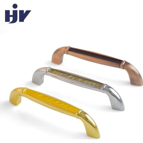 HJY European Ceramic Pull Cabinet Handles Wardrobe Door Kitchen Drawer Knobs Vintage Closet Handle Furniture Hardware C21007