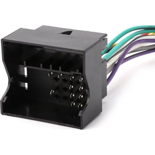 G5AD Car Stereo Radio ISO Lead Cable Wiring Connector Adapter for peugeot 207 307 407