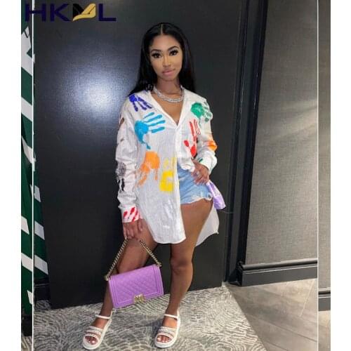 HKML Womens Chiffon Shirts