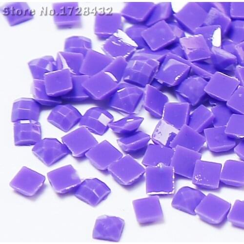Elena Store dmc rhinestones square diamonds crystals for decoration square diamond stones rhinestones for embroidery BB000
