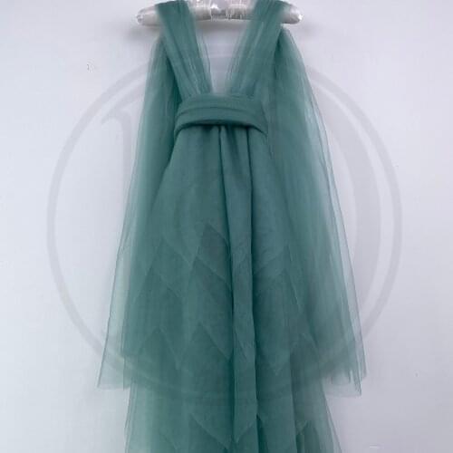 Summer Session Little Girl Princess Tulle Dress Photo Shoot Evening Party Gown Maxi Long Kid Robe for Photography Accessories