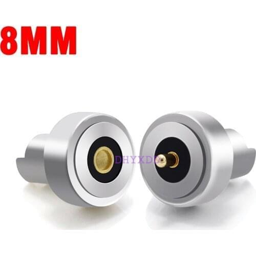 5Pair Magnetic DC 3A 12V Charging Magnet Connector Spring 2Pin Charge Power Pogopin Through Hole Male Female Probe Solder Wire