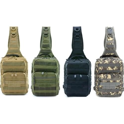 Fly Fishing Chest Waist Pack Bag Lightweight Comfortable Adjustable Compact Bag for Fisher 2 Layers Army Green Tactical Backpack