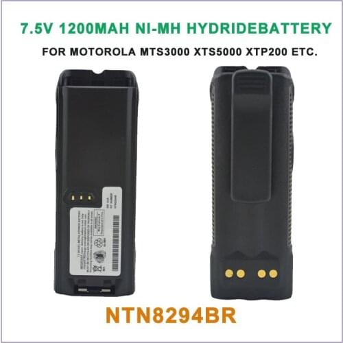 NTN8294AR 7.5V 1200mAh Ni-MH Battery For Motorola XTS3000 XTS5000 XTS3500 XT5300 XTS4250 MTP200 MTP300 Portable Two-way Radio