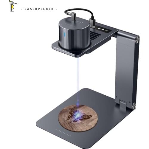 LaserPecker Pro Protable Laser Engraver Desktop Laser Engraving Machine Mini DIY 3D Printer Etcher Cutter Wood Router Machine