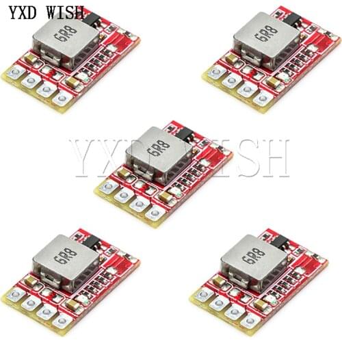 5pcs Mini360 Model Power Supply Step-Down Module DC-DC 12V24V to 5V 1A 3.3V 9V Fixed Voltage For Arduino Buck Converter Board
