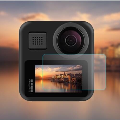 2/3 Sets Screen Protective Film for GoPro Max HD Tempered Glass Protector Cover Case for GoPro Max Action Camera Accessories