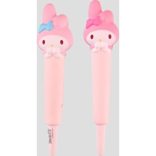 2pcs Melody decompression pen cute creative cartoon students use decompression gel pen blue and pink