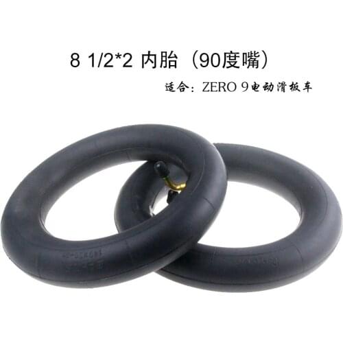8 1/2x2 Right Angle 90 Degree Inner Tube for Zero 9 Electric Scooter Tube 8 1/2*2 140x29-01 Inner Tube