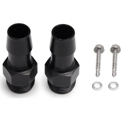 Aluminum Universal 2-Port Racing Oil Catch Tank Can Round Can Reservoir Turbo Oil Catch Can