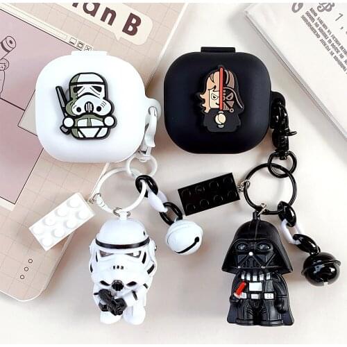Cool Cartoon Earphone Cover for Samsung Galaxy Buds Live / Buds Pro Case Bluetooth Headset Silicone Case Wireless Headphone Box