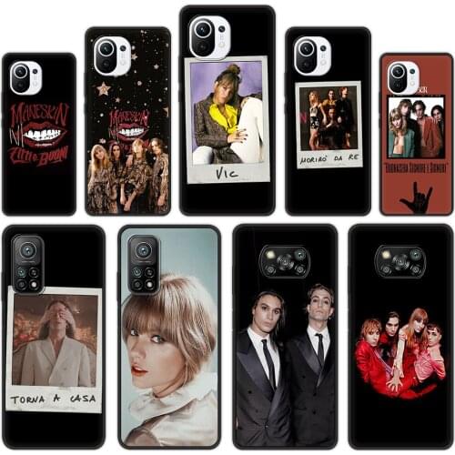 Maneskin Damiano David Fundas Shockproof Phone Case For Xiaomi Poco X3 NFC M3 Pro 9T 11 Note 10 10T Lite 5G Soft Cover Shell TPU