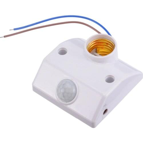 E27 PIR Infrared Motion Sensor LED Light Lamp Holder LED Lamp Base PIR Motion Sensor Switch Light Holder Socket