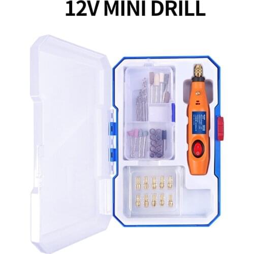 2 in 1 12V electric drill grinder engraving pen mini electric drill electric rotary tool grinder electric Woodworking tools