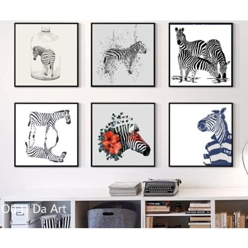 No frame ink painting Mr horses scenery canvas printings oil painting printed on canvas modern home wall art decoration picture