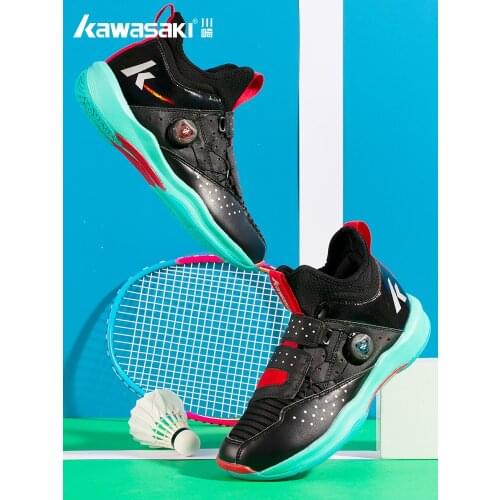 Kawasaki Badminton Shoes For Men women Breathable High Elastic Non-slip Sports Sneakers 2021 super light