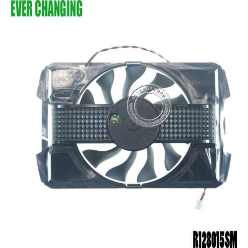 R128015SM GPU VGA Cooler Cooling Fan For ASUS EAH6570/DI/1GD3 EAH 6670/DI/1GD3 EAH 4670 EAHG4670 Graphics Card As Replacement