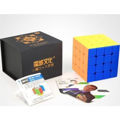 MoYu Aosu GTS M 4x4x4 Magnetic magic cube Professional competition magico cubo Educational toys for children - YJ8259