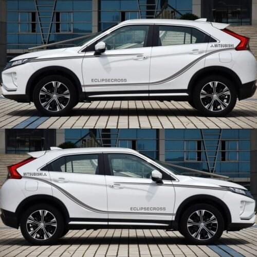 World Datong Car Styling Sport Car Sticker Car Accessories For Mitsubishi EclipseCross Eclipse Cross Both Side Sticker