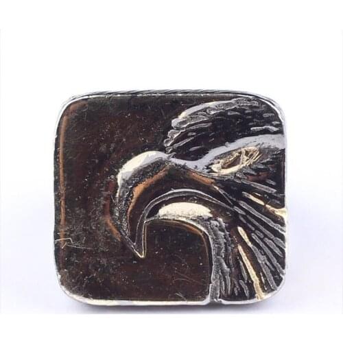 Handmade Man Eagle Ring, Mans 925 Silver Animal Shape Ring