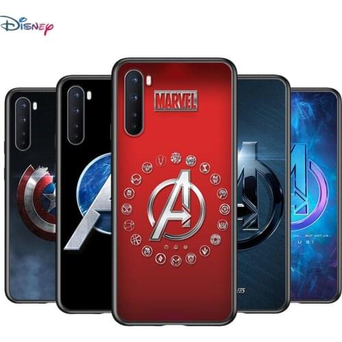 Soft TPU Cover Marvel Fashion logo for OnePlus Nord N100 N10 8T 8 7T 7 6T 6 5T Pro Black Phone Case