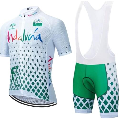 2020 andalucia CYCLING TEAM JERSEY bike shorts Sportswear 20D Ropa Ciclismo MENS summer pro BICYCLING Maillot Bottoms Clothing