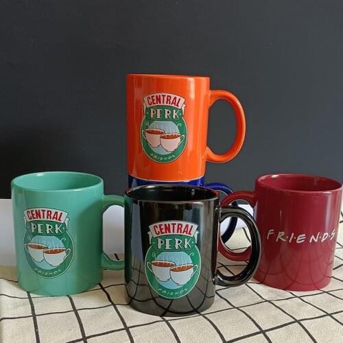 New Friends Tv Show Central Perk Coffee Mug Creative 320ml Tea Milk Ceramic Cup Friends Central Perk Cappuccino Mug Best Gifts