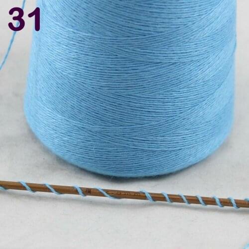 Sales 1X500g high quality 100% pure cashmere warm soft hand-woven tower yarn SkyBlue 262-5031