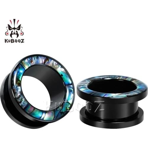 New Hollow Shell Hot Sell Stainless Steel Ear Piercing Plug Expanders Stretchers Earrings Fashion Gift For Unisex Body jewelry