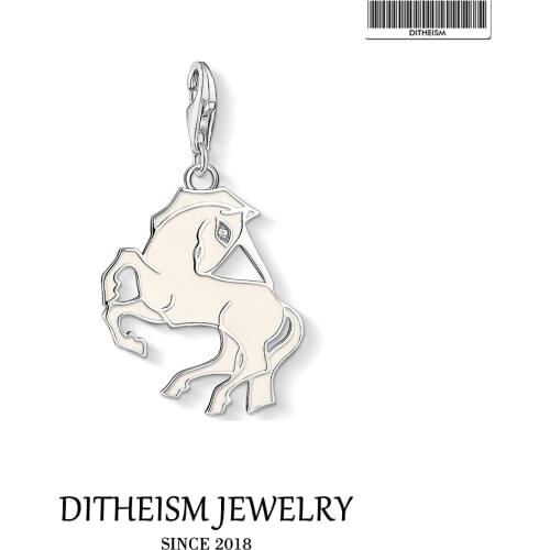 Unicorn Charms Pendant,2018 Fashion Jewelry 925 Sterling Silver Trendy Gift For Women Men Boy Girls Fit Bracelet Necklace Bag