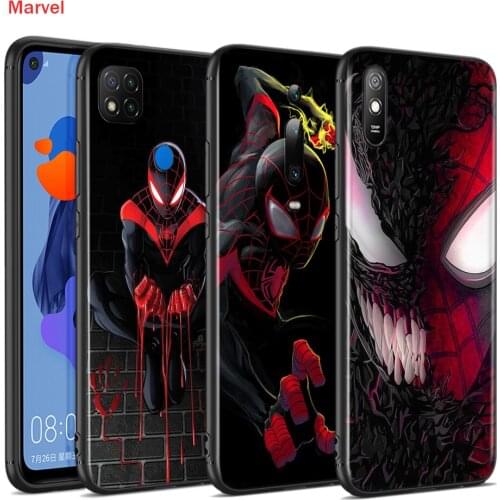 Silicone Cover Cool Spider-Man For Xiaomi Redmi 9T 9 9C 9A 9AT 9i 8 8A 7 6 Pro 7A 6A 5 5A 4X Plus Phone Case