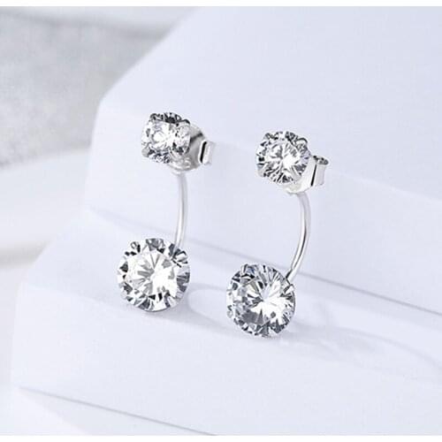 GorGor Stud Earrings Women 925 Sterling Originality Statement Minimalist Temperament Exquisite Engagement Jewelry E027
