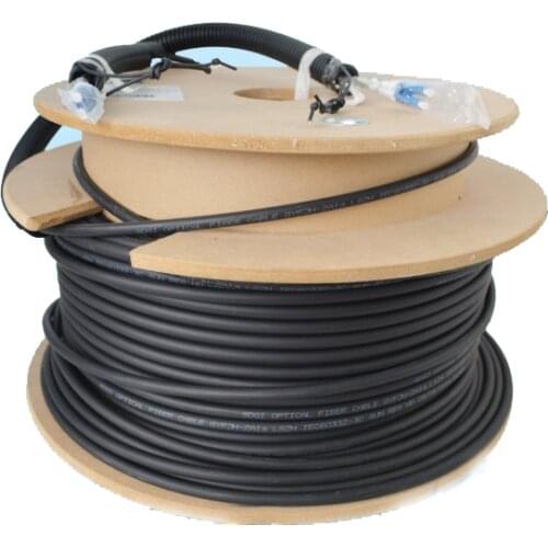 High Quality 100M LC UPC Fiber Optic Patch Cord 2 core optical fiber cable Duplex Field Amored Fiber cable for base station