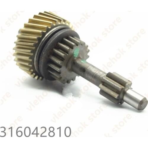 Gear shaft for METABO BE1100 BE1300QUICK SBE1300 SBE900IMPULS SBE1000 SBE1100PULS 316042810