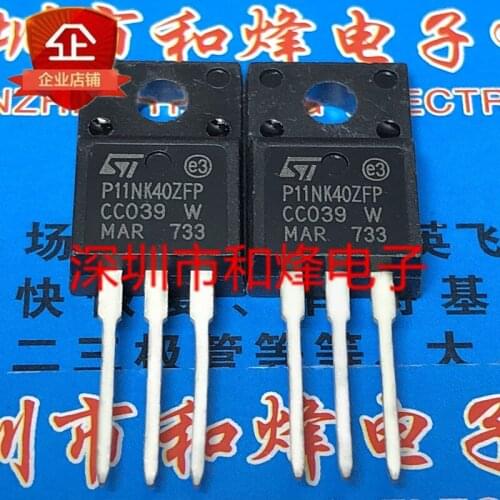 100% New&original STP11NK40ZFP P11NK40ZFP TO-220F 400V 9A