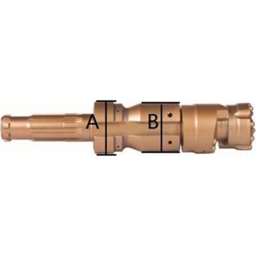 90mm DTH drill bit odex eccentric overburden casing drilling bits oil mining depth drilling tool for well