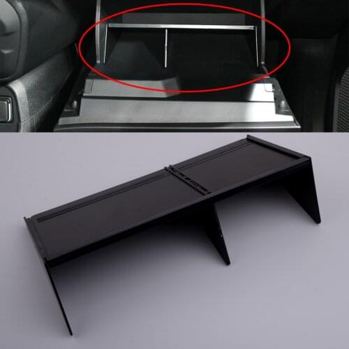 ABS Black Car Co-pilot Glove Storage Box Insert Divider Fit For Jeep Renegade 2015 2016 2017 2018 2019
