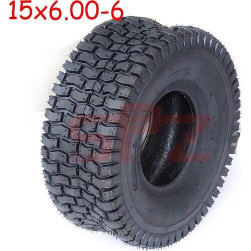15X6.00-6 Inch Kart Parts Lawn Mower Snow Plow Airport Ground Vehicle Lawn Tubeless Tire
