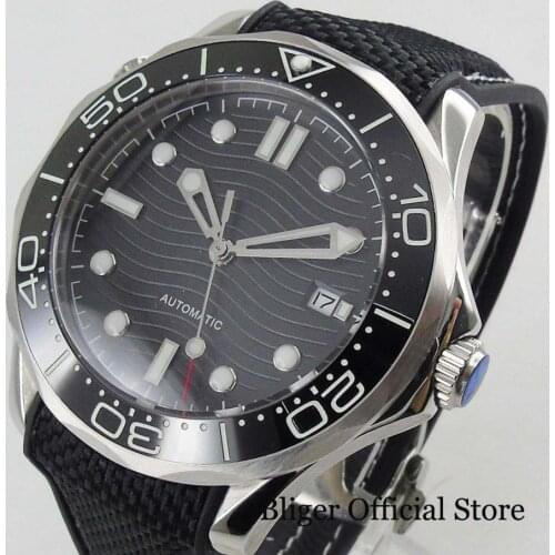 New Sapphire Glass 41MM Automatic Mens Watch With Sterile Dial Luminous