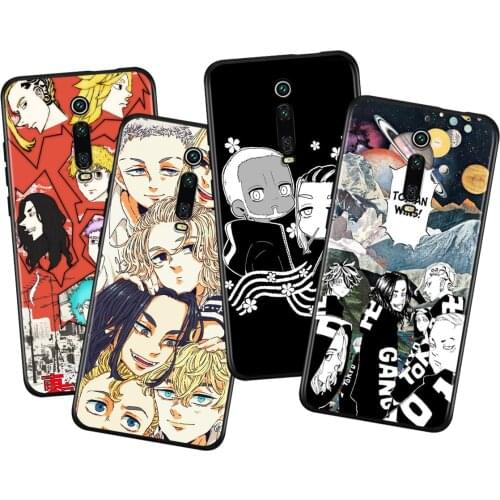 Tokyo Avengers Anime Silicone Cover For Xiaomi Redmi K40 Gaming K30i K30T K30S K30 Ultra K20 10X Pro Black Phone Case