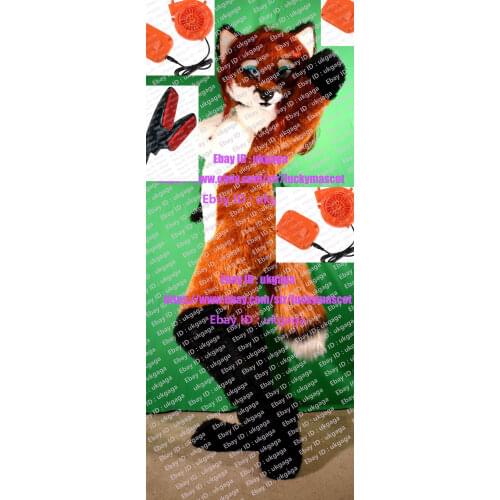 Miss Fox Long Plush Professional Fursuit Suit Costume Cosplay Animal Party Fancy Dress Carnival Birthday Party Cosplay New