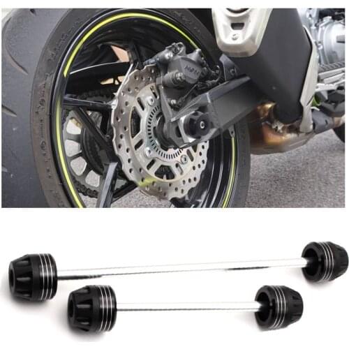 For SUZUKI GSR 600 GSR600 2006-2010 07 08 09 Motorcycle Aluminum Front & Rear Axle Fork Crash Sliders Wheel Protector