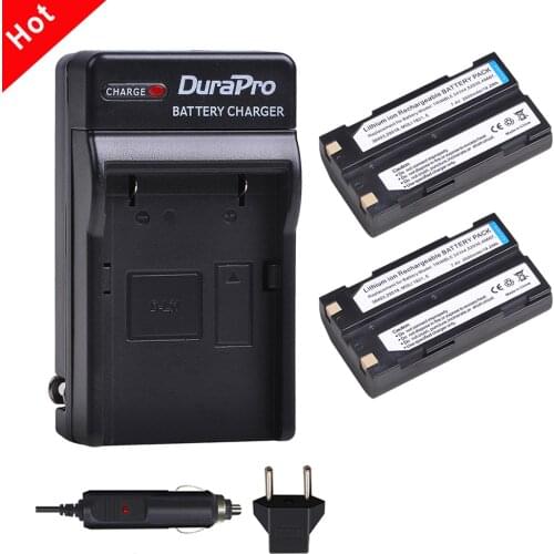 2Pcs 2600mAh Battery for Trimble 54344, 92600 Pentax Battery + Car /Wall Charger for Trimble 5700 5800,MT1000,R7,R8 GPS Receiver