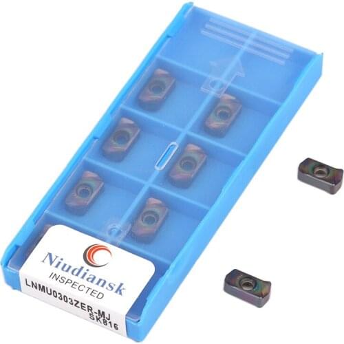 LNMU0303ZER-MJ SK816 Milling Cutter Carbide Inserts CNC Lathe Cutting Tools Color Blade LNMU0303ZER Hardened Steel Turning Tools