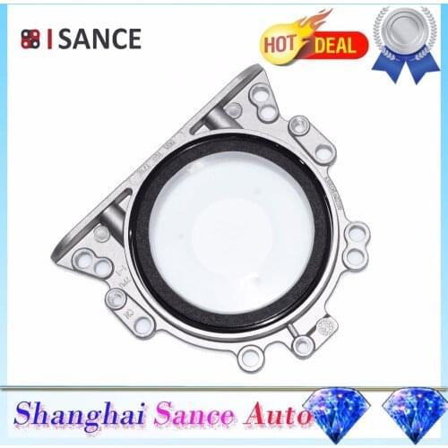 ISANCE Rear Crankshaft Seal With Flange 06A103171A For Audi A3 A4 A4 Quattro TT Quattro / VW Beetle Eos GTI Golf Jetta Passat