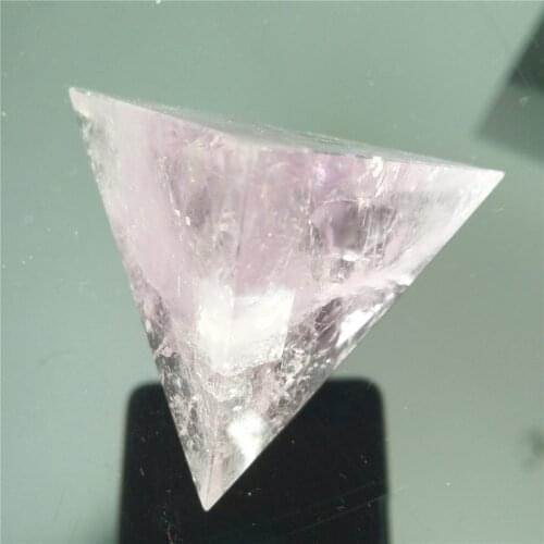 Amethyst Tetrahedron Pyramid Stone Stones Crystals Pyramide Wicca Cristal Islande Pierre Naturelle Cristaux Healing Home Decor
