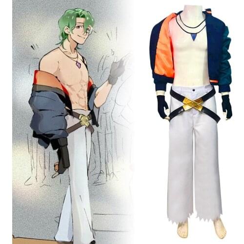 Anime SK8 The Infinity Joe Cosplay Costume Role Play Uniform Men Women Top Pants Accessories Full Sets Halloween Carnival Party