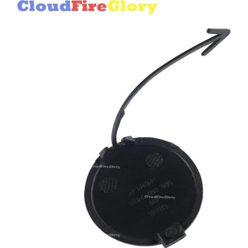 CloudFireGlory For VW Jetta MK6 2011 2012 2013 2014 Front Bumper Grille Tow Eye Cap Cover Unpainted 5C6807241